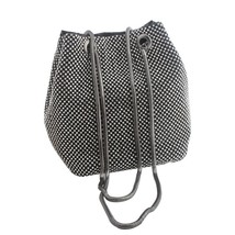 Boutique De FGG Rainbow Women Mini Chain Shoulder Purses and Handbags Crystal Cl - £21.69 GBP
