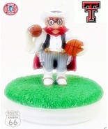 TEXAS TECH RED RAIDERS MASON JAR LID COVER COIN,CANDY,CANDLE MASCOT SPOR... - $17.46