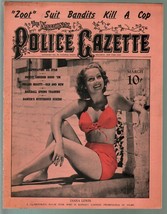 National Police Gazette 3/1943-Diana Lewis swimsuit cover-Zoot Suit Bandits-VG - £65.13 GBP