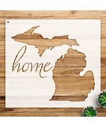 Michigan State Stencil Pattern for Wood Signs and Crafts, Reusable Mylar... - $21.43 CAD+