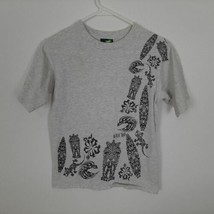Gecko Hawaii Boys T-shirt Size Large Gray TH18 - £3.92 GBP
