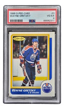 Wayne Gretzky 1986 o-Pee-Chee #3 Edmonton Oilers Trading Scheda PSA Vg-Ex 4 - $67.88