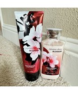 Bath &amp; Body Works Cherry Blossom Cream &amp; Lotion Set Of 2 Retired - $357.51 MXN