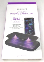NEW HoMedics 53399BBR UV Clean Portable Phone Sanitizer Black germ sanit... - £10.07 GBP