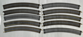 10 PC HO Curved track 9.5 inches long - $15.72