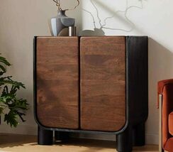 interoknack Vintage Solid Wood Shoe Cabinet, Entryway Mid-Century Storag... - $2,199.00