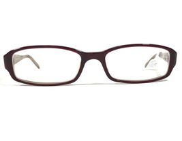Donna Karan DK 1549 3282 Eyeglasses Frames Brown Red Rectangular 52-17-140 - $46.54