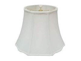 Royal Designs Flare Bottom Corner Scallop Lamp Shade, White, 10&quot; x 18&quot; x... - £75.92 GBP