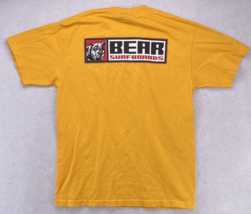 Bear Surfboards Logo T-Shirt North Shore 1990&#39;s Surf Wave Graphic Yellow... - £11.62 GBP