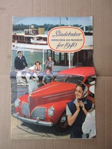 Vintage Studebaker Commander and President for 1940 Brochure Advertisement   U - £43.87 GBP