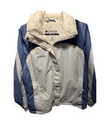 Columbia Women’s M Blue Long Sleeve Full Zip Polyester Nylon Hooded Wint... - $44.55