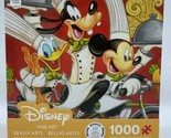Disney Fine Art 1000 pc Jigsaw Puzzle Cooking Chef Food Mickey Goofy Donald - £7.01 GBP