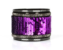 Paparazzi Heads Or Mermaid Tails Purple Urban Bracelet - New - £3.53 GBP