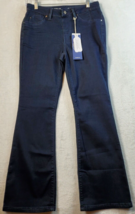 Laurie Felt Bootcut Jeans Womens XS Black Cotton Pockets Flat Front Belt Loops - £16.21 GBP