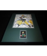 Brett Favre 16x20 Framed Game Used Jersey &amp; Photo Display Packers - £62.27 GBP