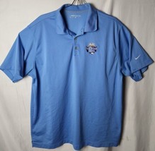 Nike Golf Men XL Dri-Fit MLB All Star-Star Game Patch Blue Polo Shirt - £23.22 GBP