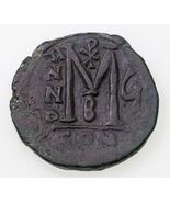 565-578 IMPERIO BIZANTINO, GIUSTINO II E SOFIA AE FOLLIS, RY 6 - $100.75