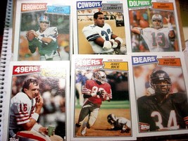 Partial Set (394/396) 1987 Topps Football vg/ex cards-minus #78 and #296 - $30.00