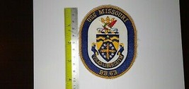 Uss Missouri Vis Ad Libertatem Bb 63 Patch Militaria Collectibles Original Item - £5.42 GBP