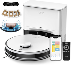 ILIFE A30 Pro Robot Vacuum and Mop, Self Emptying Station for 60 Days, 5... - $437.63