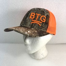 BTG Heal Tree Hunters 2017 Trucker Hat, Camo &amp; Orange, Richardson Style - £15.77 GBP