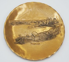Wendell August Forge Bronze Trinket Tray Round Pittsburgh Pennsylvania - $24.74