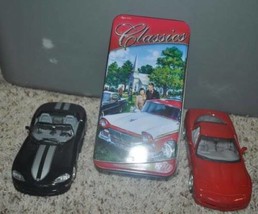 Diecast Cars &amp; Classic Collector Tin Chevy Corvette &amp; Dodge Viper Scale  1/24 - £8.62 GBP