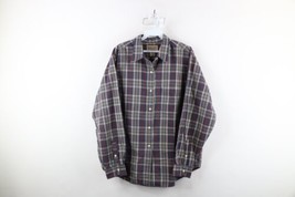 Vintage 90s Abercrombie &amp; Fitch Mens Large Distressed Collared Button Shirt - £41.96 GBP