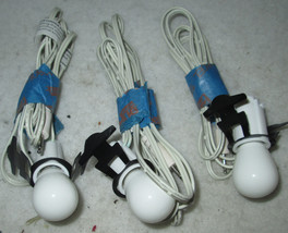 (3) Department 56 Accessories for Villages Building 3 Light Cords Lights. - $22.85