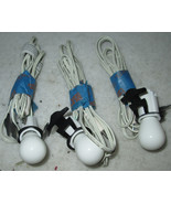 (3) Department 56 Accessories for Villages Building 3 Light Cords Lights. - £18.26 GBP