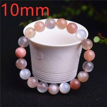 Natural Colorful Moonstone White Orange Sunstone Moonstone Bracelet Women Men 8m - £43.88 GBP