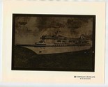 Norwegian Cruise Line M/S Seaward Metallic Print in Original Envelope  - £29.58 GBP