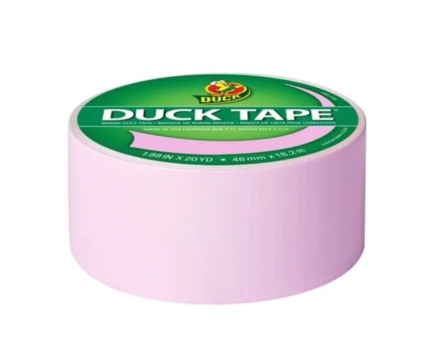 Duck Brand Duct Tape, 1.88 Inch x 20 Yards, Baby Pink - $8.95