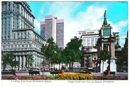 Quebec Postcard Montreal Looking East From Dominion Square - £2.32 GBP