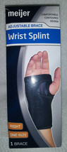 Meijer Adjustable Wrist Brace Splint Right Hand One Size Brand New - $12.82