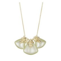 Alexis Bittar Iridescent Fan Crystal Lucite Station Statement Necklace NWT - £153.56 GBP