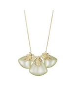 Alexis Bittar Iridescent Fan Crystal Lucite Station Statement Necklace NWT - £151.10 GBP