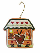 Gingerbread House Christmas Tree Ornament Hearts &amp; Sports Candy Cookie Theme - £7.07 GBP