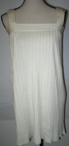 New Womens NWT Jenni Kayne Cashmere Silk Dress S Italy Soft Tunic Off White Tank - £535.15 GBP