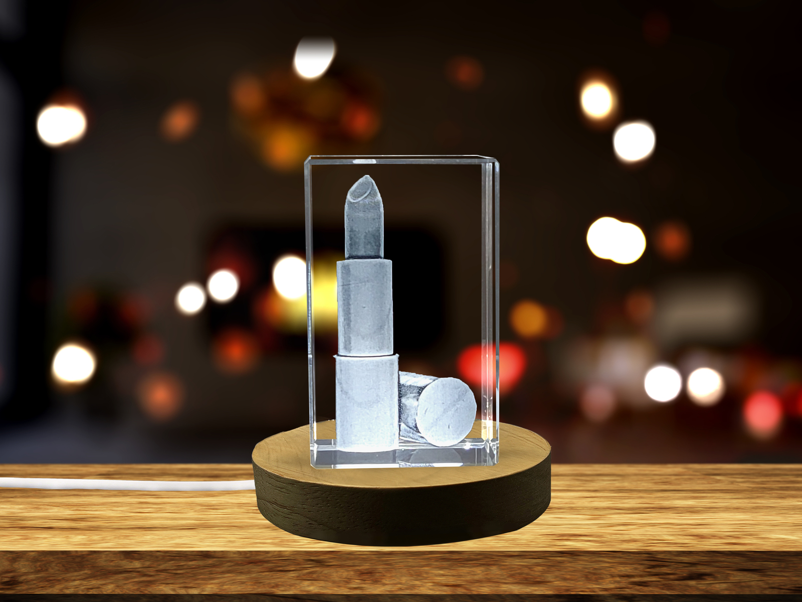 LED Base included | A Crystal Muse - Lipstick Sculpted in Fine Detail