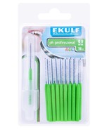 Ekulf PH Professional 0.8 mm Inter-dental Brush 18 pcs. Green Made in Sw... - £9.17 GBP
