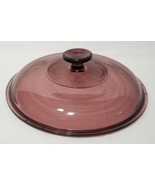 Pyrex Purple Glass Replacement Lid 9.25&quot; Round V 33 C A - $388.68 MXN