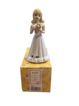 Growing Up Birthday Girls Age 9 Blonde By Enesco 1981 Made  in  Sri Lankan 5.5in - £8.37 GBP