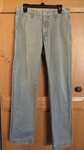 Calvin Klein Pants Mens Size 32x33 Casual Cotton Workwear Faded Green Fl... - $15.47