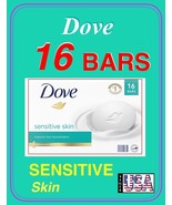 16 Bars, Dove Moisturizing Beauty Bar Soap Sensitive Skin, 3.75 oz, 16 Bars - $24.88
