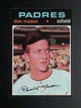 1971 Topps #548 Don Mason San Diego Padres Baseball Card NM+ - $12.99
