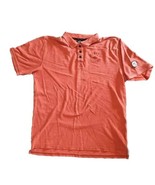 Harley Davidson Mens Orange Polo Shirt Size Large - €12,85 EUR