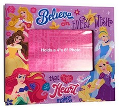 Disney Parks Princesses Believe in Every Wish That Your Heart Makes Photo Frame - £39.11 GBP