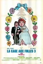 La Cage aux Folles 3: The Wedding Original 1986 Vintage One Sheet Poster - £171.82 GBP