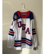 Mens Nike Jack Hughes #86 Team USA Hockey Jersey 2026 Olympics Sz XL Whi... - $226.10